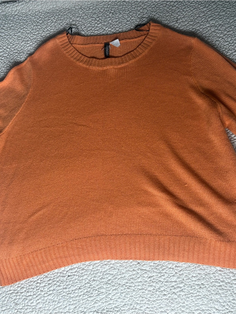H&M Women's Crewneck Sweater in Orange